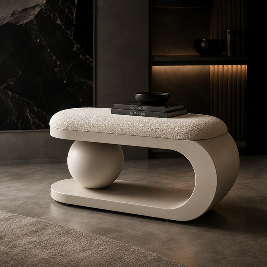 Transform Your Living Space with the Luxurious Nordic Minimalist Shoe Changing Stools - Elegant Ottoman for Bedroom and Living Room