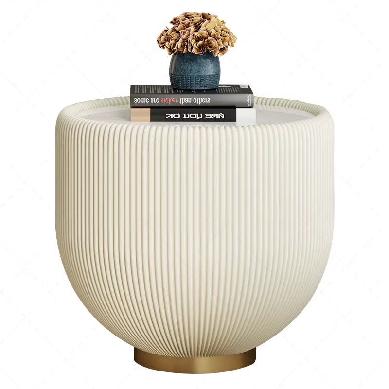 Aurelia: Modern Moroccan Minimalist Nightstand with Luxury Rock Slab Top