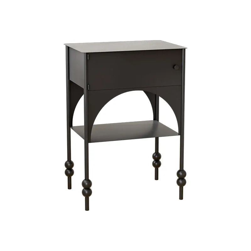 Modern Moroccan-Inspired Nightstand with Retro Elegance - NOBRIA