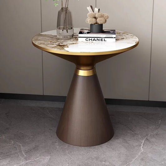 Stunning Modern Round Coffee Table - Perfect for Living Room, Balcony, and Hotels