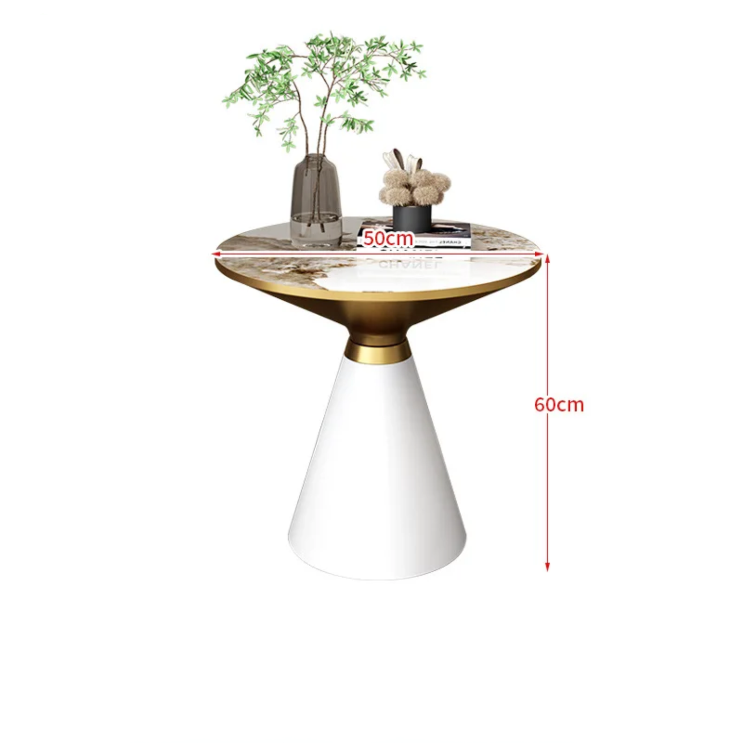 Stunning Modern Round Coffee Table - Perfect for Living Room, Balcony, and Hotels
