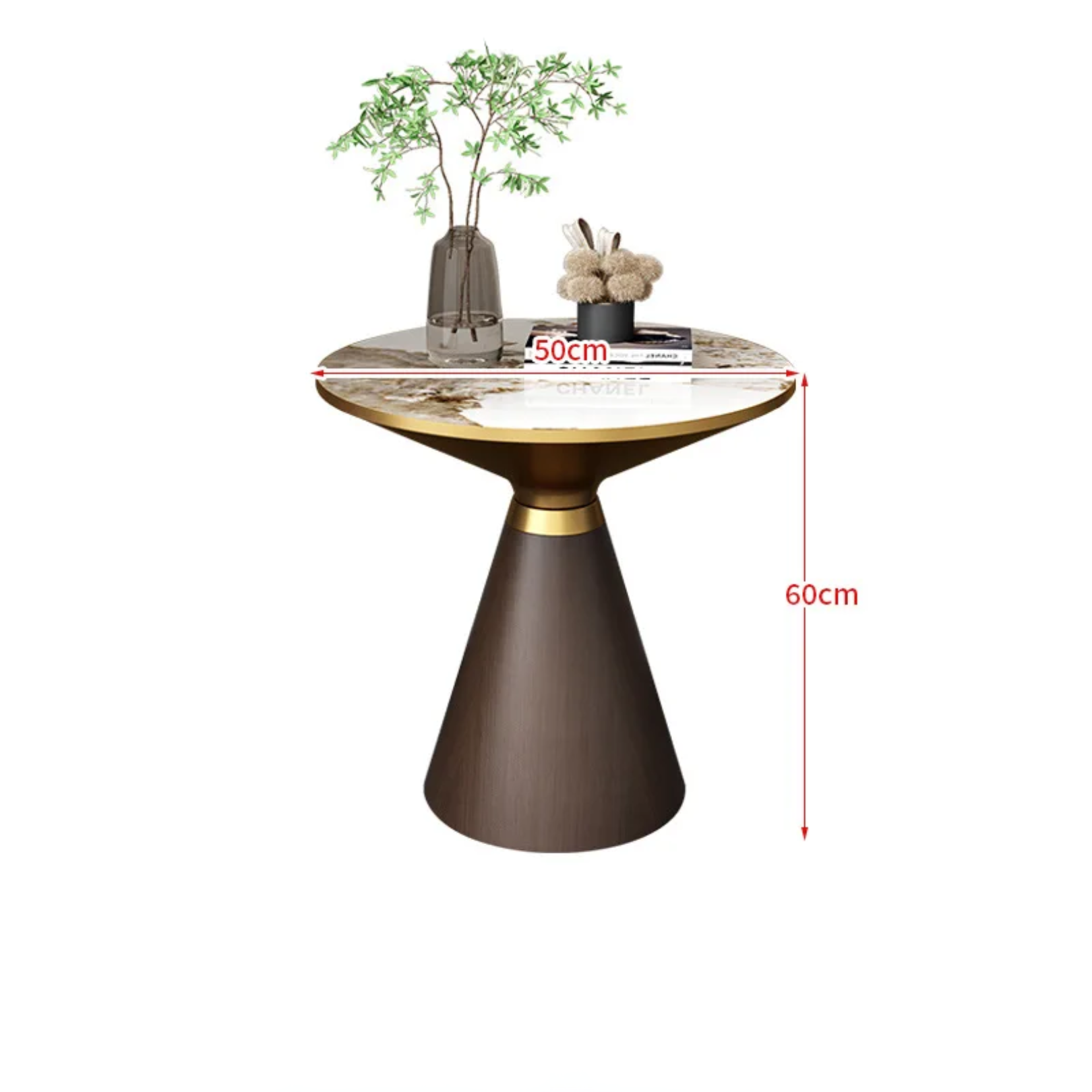 Stunning Modern Round Coffee Table - Perfect for Living Room, Balcony, and Hotels