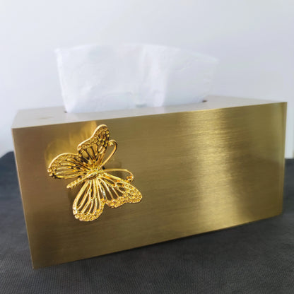 Elevate Your Space with Our High-End Luxury Metal Tissue Box - Perfect for Home, Office, and Hospitality!