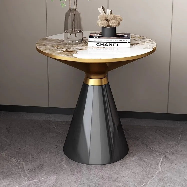 Stunning Modern Round Coffee Table - Perfect for Living Room, Balcony, and Hotels