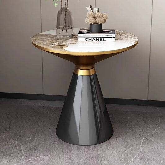 Stunning Modern Round Coffee Table - Perfect for Living Room, Balcony, and Hotels
