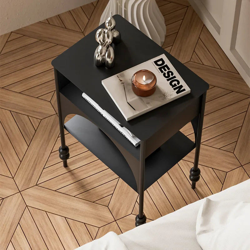 Modern Moroccan-Inspired Nightstand with Retro Elegance - NOBRIA