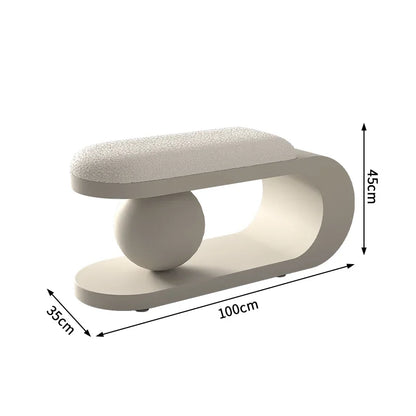 Transform Your Living Space with the Luxurious Nordic Minimalist Shoe Changing Stools - Elegant Ottoman for Bedroom and Living Room