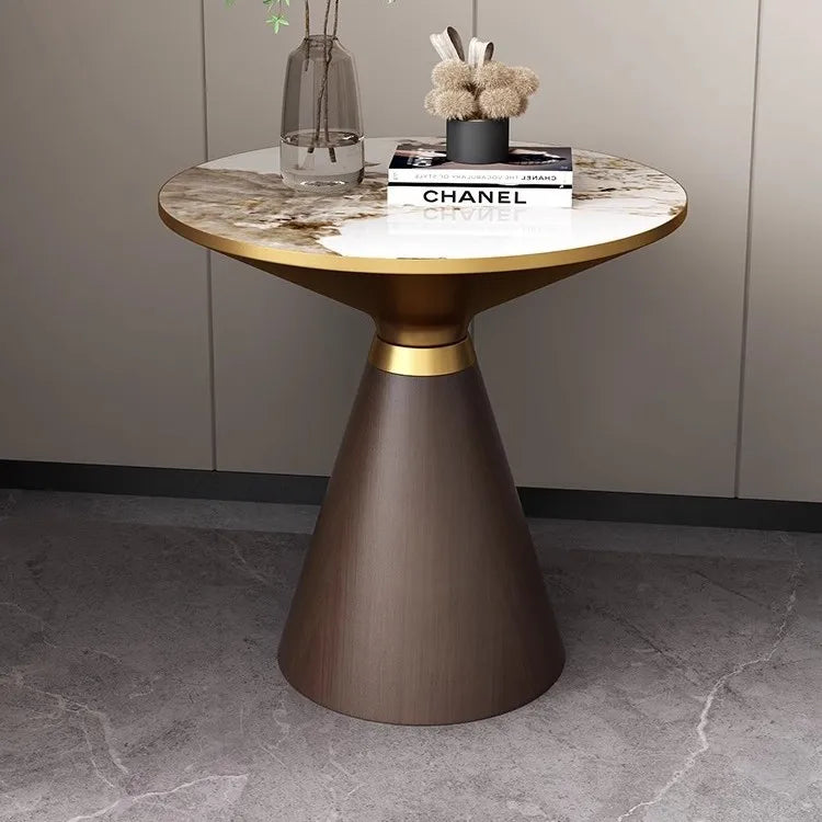 Stunning Modern Round Coffee Table - Perfect for Living Room, Balcony, and Hotels