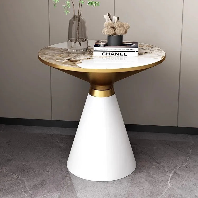 Stunning Modern Round Coffee Table - Perfect for Living Room, Balcony, and Hotels