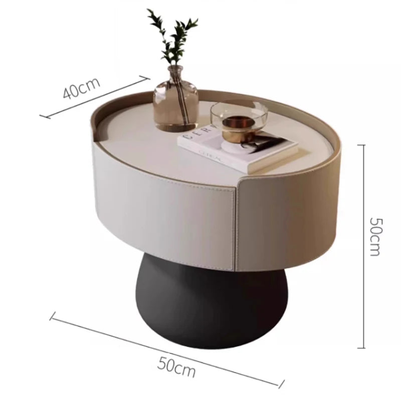 LUMINA Modern European-Style Nightstand with Ample Storage